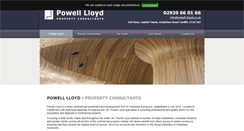 Desktop Screenshot of powell-lloyd.co.uk